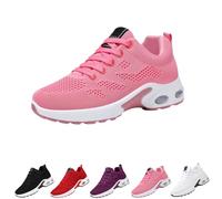 The Most Comfortable Orthopedic Shoes for Your Feet Women Walking Shoes with Arch Support Fashion Breathable Mesh Sneakers Orthopedic Air Cushion Mesh Breathable (Pink,4)
