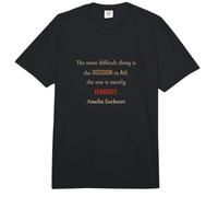 The Most Difficult Thing is the Decision Earhart Day Comfort Colors Adult Heavyweight T-Shirt