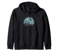 The most difficult thing is the decision Earhart Day Zip Hoodie