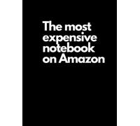 The most expensive notebook on Amazon: 8.25x11 Yes it really is! Black