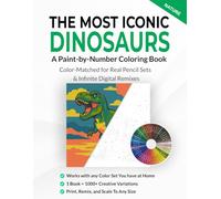 THE MOST ICONIC DINOSAURS: A Print & Digital Coloring Book Experience