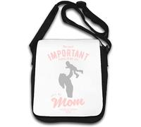 The Most Important People in My Life Call Me Mom Shoulder Bag White