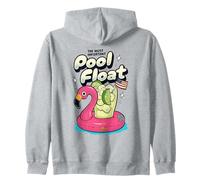 The Most Important Pool Float Patriotic Cocktail Zip Hoodie