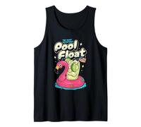 The Most Important Pool Float Patriotic USA Flag Tank Top