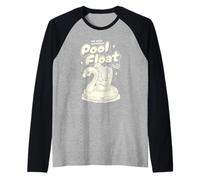 The Most Important Pool Float USA Summer Fun Raglan Baseball Tee