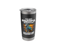 The Most Powerful Antidepressant Has Wings and Dinosaur Stainless Steel Insulated Tumbler