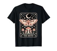 The Moth Tarot Card Cottagecore Mushroom Fairycore T-Shirt