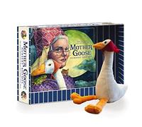 Mother Goose Plush Gift Set: Featuring Mother Goose Classic Children's Board Book + Plush Goose Stuffed Animal Toy