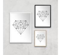 The Motivated Type Diamond Giclee Art Print - A4 - Print Only