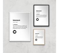 The Motivated Type Internest Giclee Art Print - A3 - White Frame