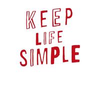 The Motivated Type Keep Life Simple Women's T-Shirt - White - XL - White