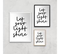 The Motivated Type Let Your Light Shine Giclee Art Print - A3 - Print Only