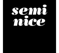 The Motivated Type Semi Nice Men's T-Shirt - Black - L - Black