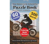 The Motorcycle Hillclimbs Puzzle Book: Word Search - Crossword - Sudoku | Dirt Bike Brain Games: Motorcycle Hillclimb & Maintenance Puzzles | ... Book (Home Town Motorsports Puzzle Books)