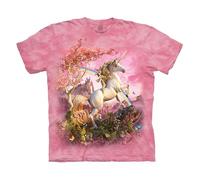 The Mountain Girls Men's Awesome Unicorn T-Shirt - Pink - S