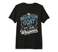 The Mountain Goat Whisperer Wildlife Premium T-Shirt