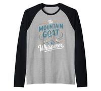 The Mountain Goat Whisperer Wildlife Raglan Baseball Tee