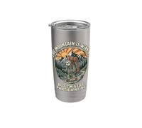 The Mountain is Winning But I'm Still Participating Stainless Steel Insulated Tumbler