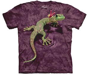 The Mountain Men's Peace Out Gecko T-Shirt, Multi, S