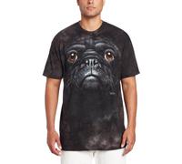 The Mountain Men's Pug Face T-Shirt, Black, Medium