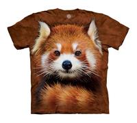The Mountain Men's Red Panda Portrait, Brown, XL