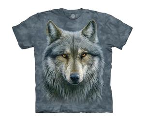 The Mountain mens104979Warrior Wolf T-Shirt Short Sleeves T-Shirt - - Medium