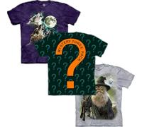 The Mountain Mystery 3-Pack Graphic Tees Men - Funny Shirt Bundle, Relaxed Fit Hand-Dyed Cotton Mens Graphic T-Shirts, Mystery Pack, M