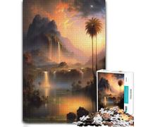 The Mountain Oasis Adult Jigsaw 1000pcs (70x50cm) Puzzle Challenge | A adult paper puzzle on quiet evenings for rewarding progress.