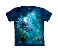 The Mountain Sea Dragon Adult T-Shirt, Blue, 3XL