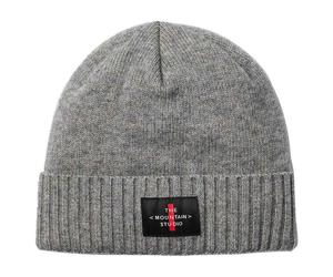 The Mountain Studio Cashmere Mix Cross Logo Beanie