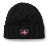 The Mountain Studio Cashmere Mix Cross Logo Beanie Black Men,Women
