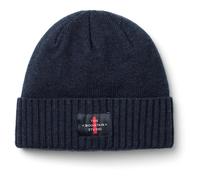 The Mountain Studio Cashmere Mix Cross Logo Beanie Blue Men,Women