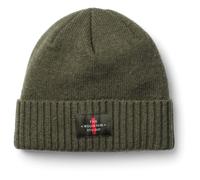 The Mountain Studio Cashmere Mix Cross Logo Beanie Green Men,Women