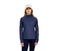 The Mountain Studio Comfort Hood Long Sleeve T-shirt Blue S Woman