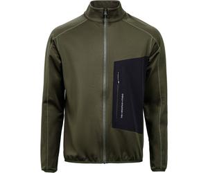 The Mountain Studio - Technical fleece - Tecno Grid Fleece T-Neck Forest Green for Men - Size S - Khaki Khaki S
