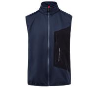 The Mountain Studio - Techno Grid Fleece Vest - Fleece vest size M, blue