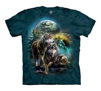 The Mountain Unisex Wolf Lookout T-Shirt (Pack of 1)