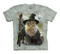 The Mountain Unisex's Catdalf T-Shirt, Green, XXL