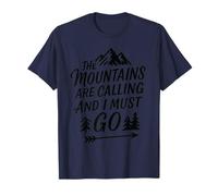 The Mountains Are Calling Adventure Wanderlust T-Shirt
