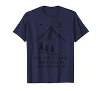 The Mountains Are Calling Adventure Wanderlust T-Shirt