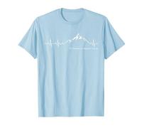The Mountains are calling and I must go heart beat tshirt T-Shirt