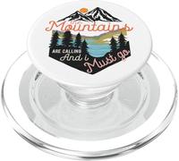 The Mountains Are Calling And I Must Go PopSockets PopGrip for MagSafe