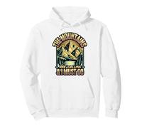 The Mountains Are Calling And I Must Go Quote Pullover Hoodie