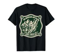 The Mountains are Calling and I Must Go Shirt Climbing Value Graphic T-Shirt
