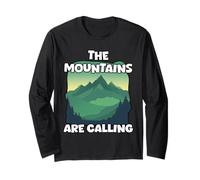 The Mountains Are Calling Geologist Hunting Rocks Long Sleeve T-Shirt