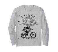 The Mountains Are Calling I Must Go Cycling Mountain Biking Long Sleeve T-Shirt