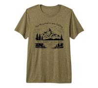 The Mountains are Calling, I'll Be Chillin' on The Sofa Premium T-Shirt