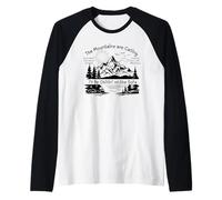 The Mountains are Calling, I'll Be Chillin' on The Sofa Raglan Baseball Tee