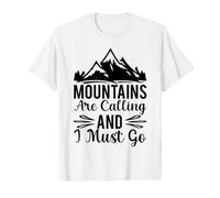 The Mountains are Calling me and I Must go Value Graphic T-Shirt