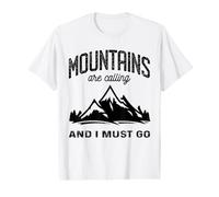 The Mountains are Calling me and I Must go Value Graphic T-Shirt